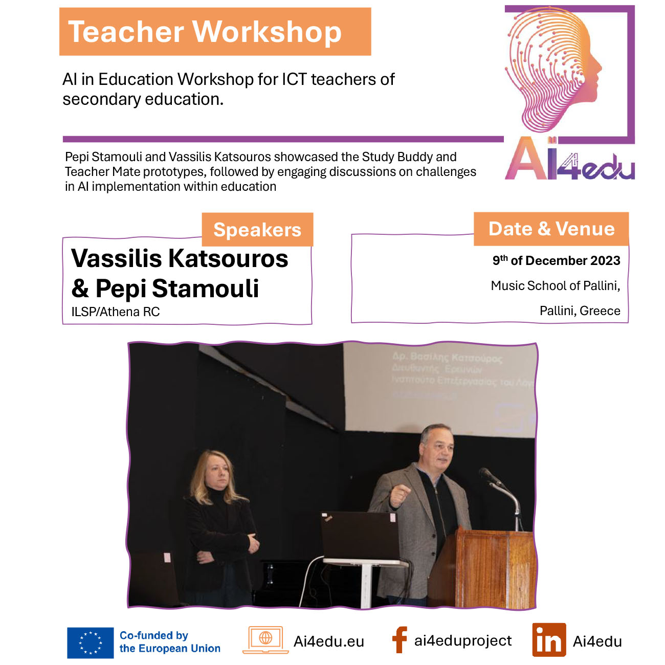 AI4EDU Workshop for ICT teachers (ARC)